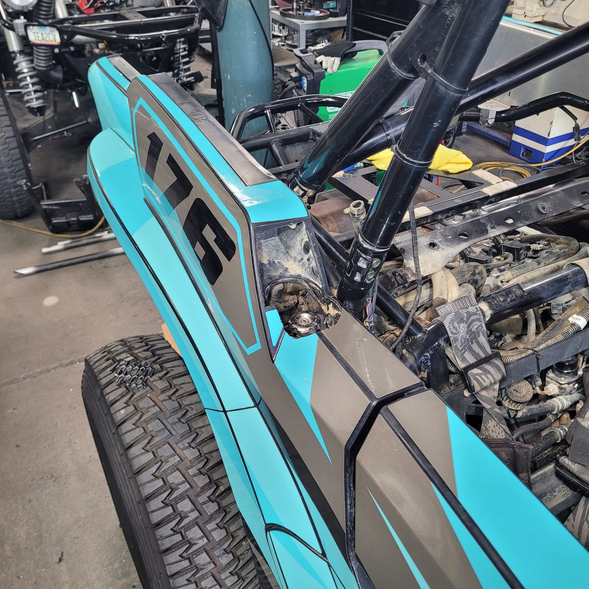 Speed UTV Power steering reservoir access cover El Jefe and Bandit