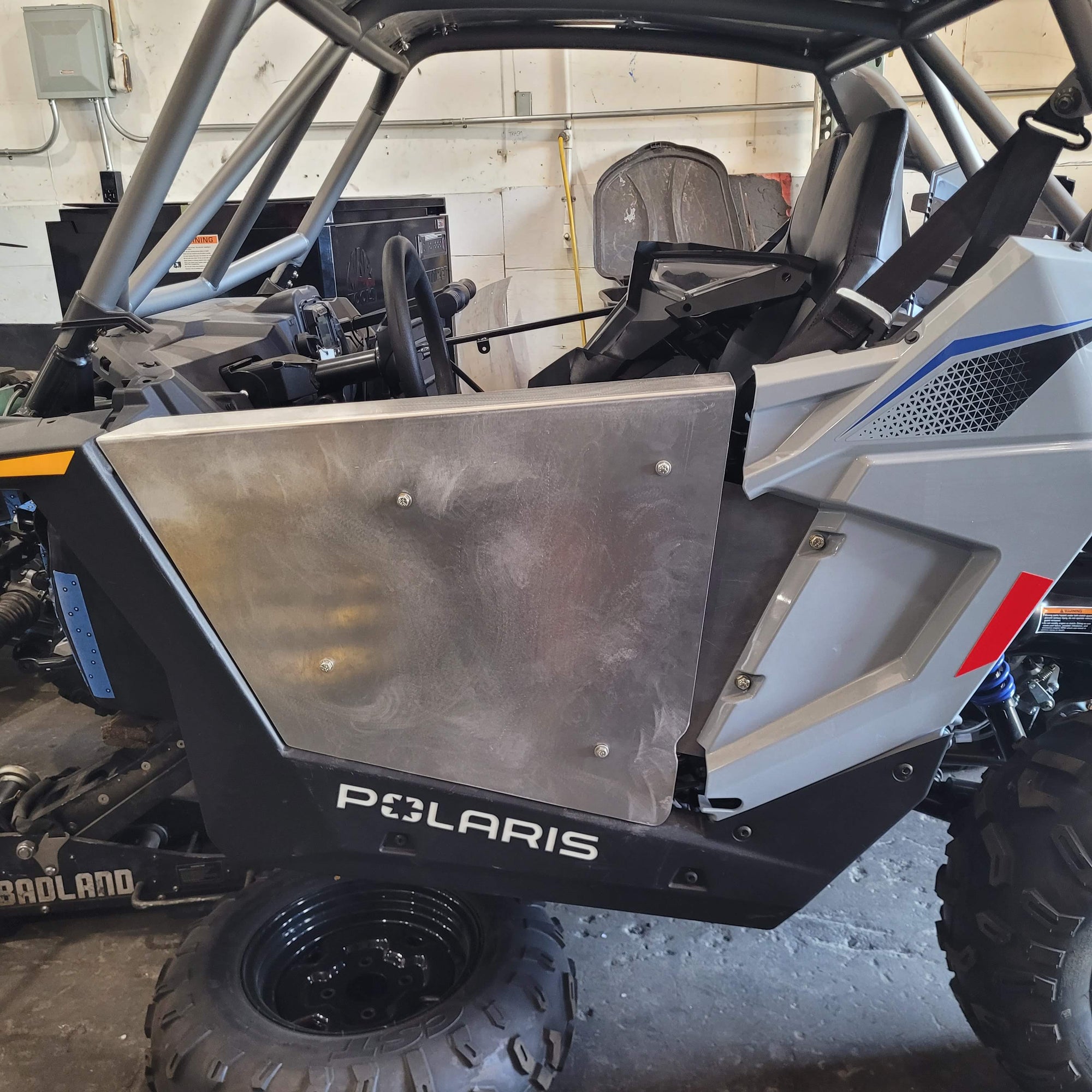 Polaris RZR 200 Aluminum Door Skins with close out panel
