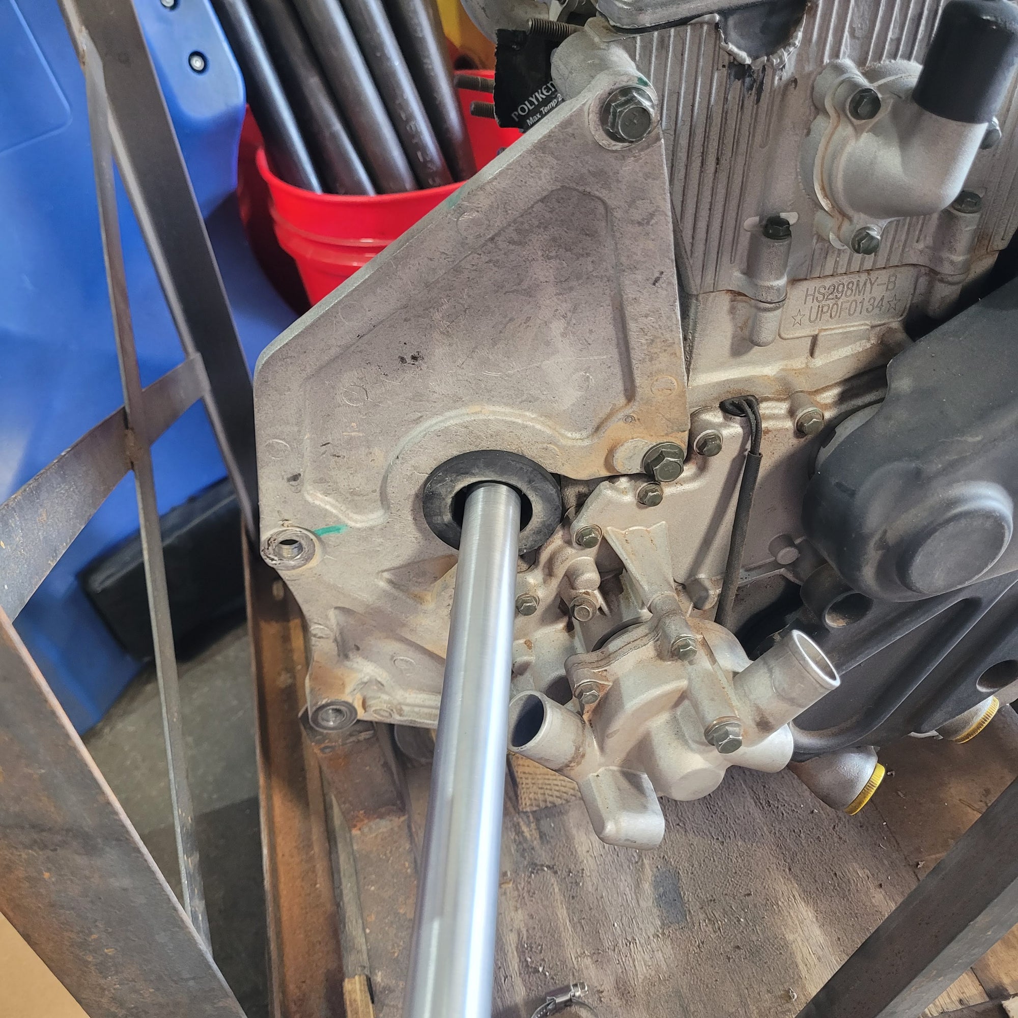 Billet Speed UTV Water Thermostat housing and Aluminum tube