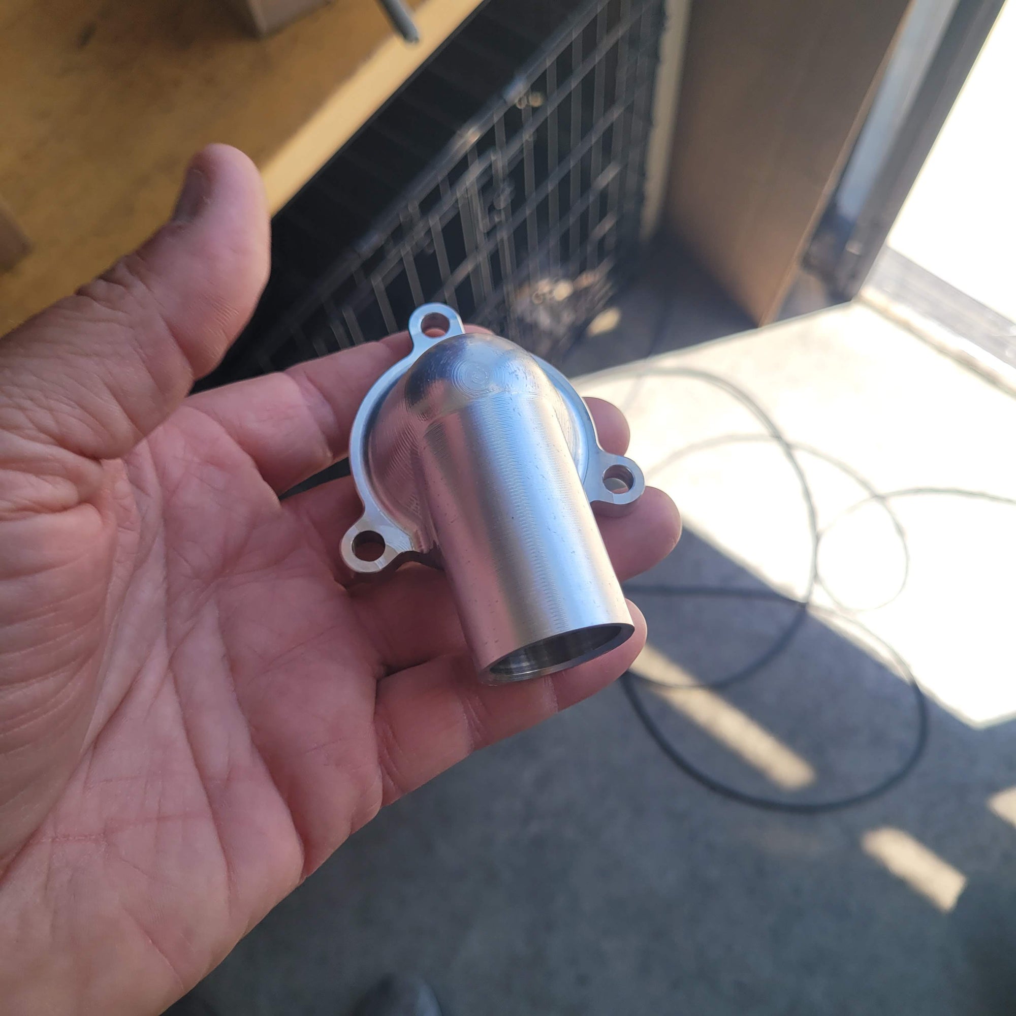 Billet Speed UTV Water Thermostat housing and Aluminum tube