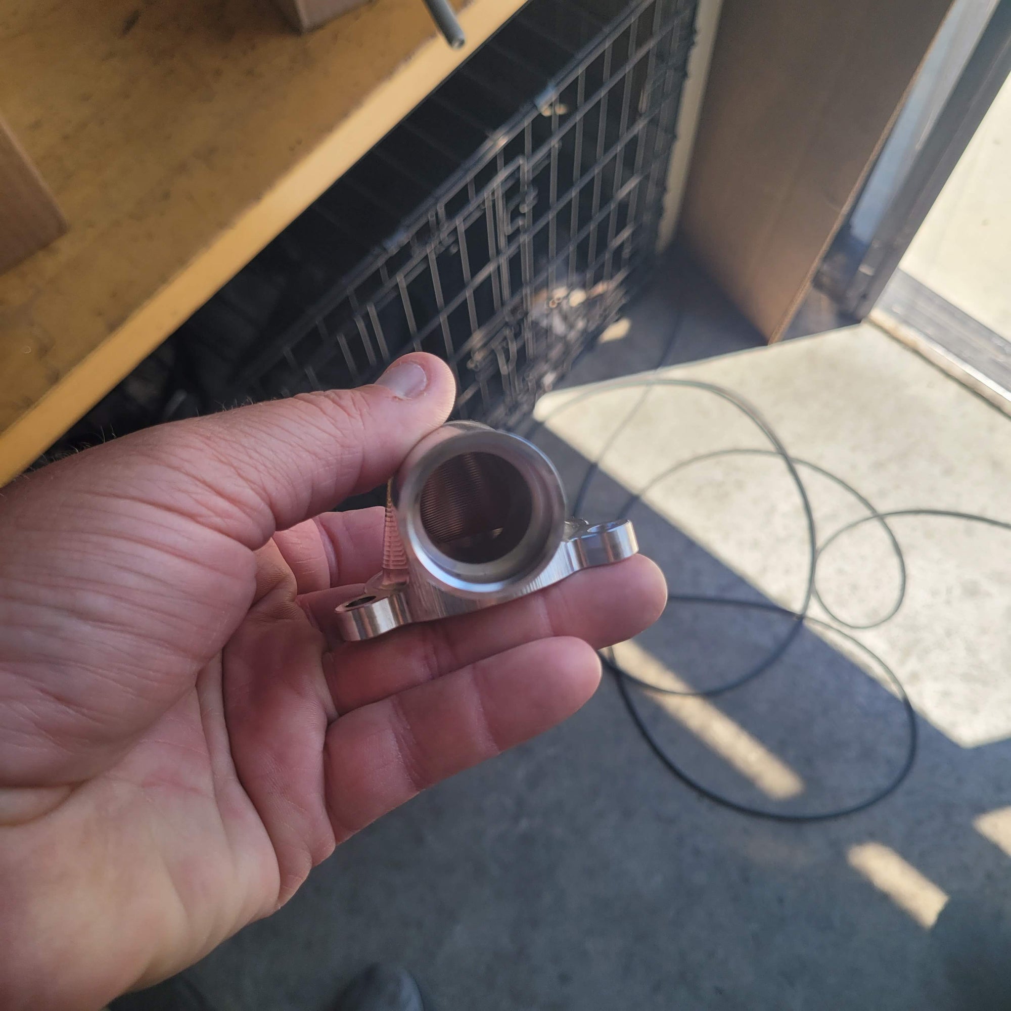 Billet Speed UTV Water Thermostat housing and Aluminum tube