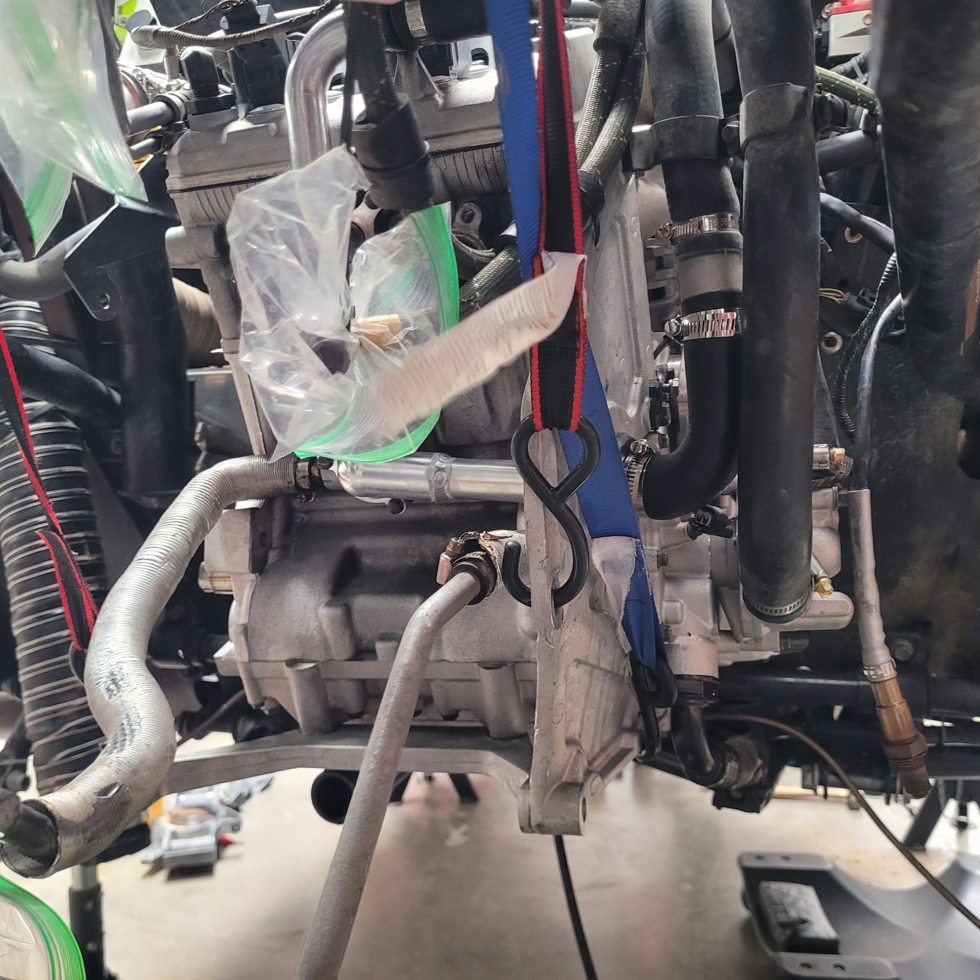 Billet Speed UTV Water Thermostat housing and Aluminum tube
