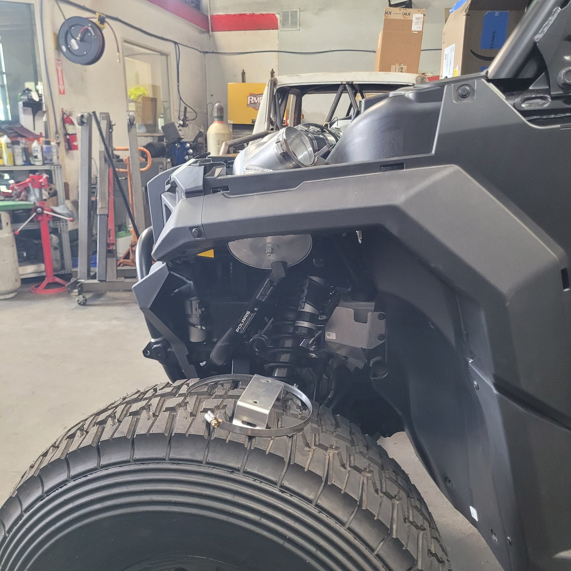 Polaris Xpedition Cabin A/C recirculation and positive pressure system