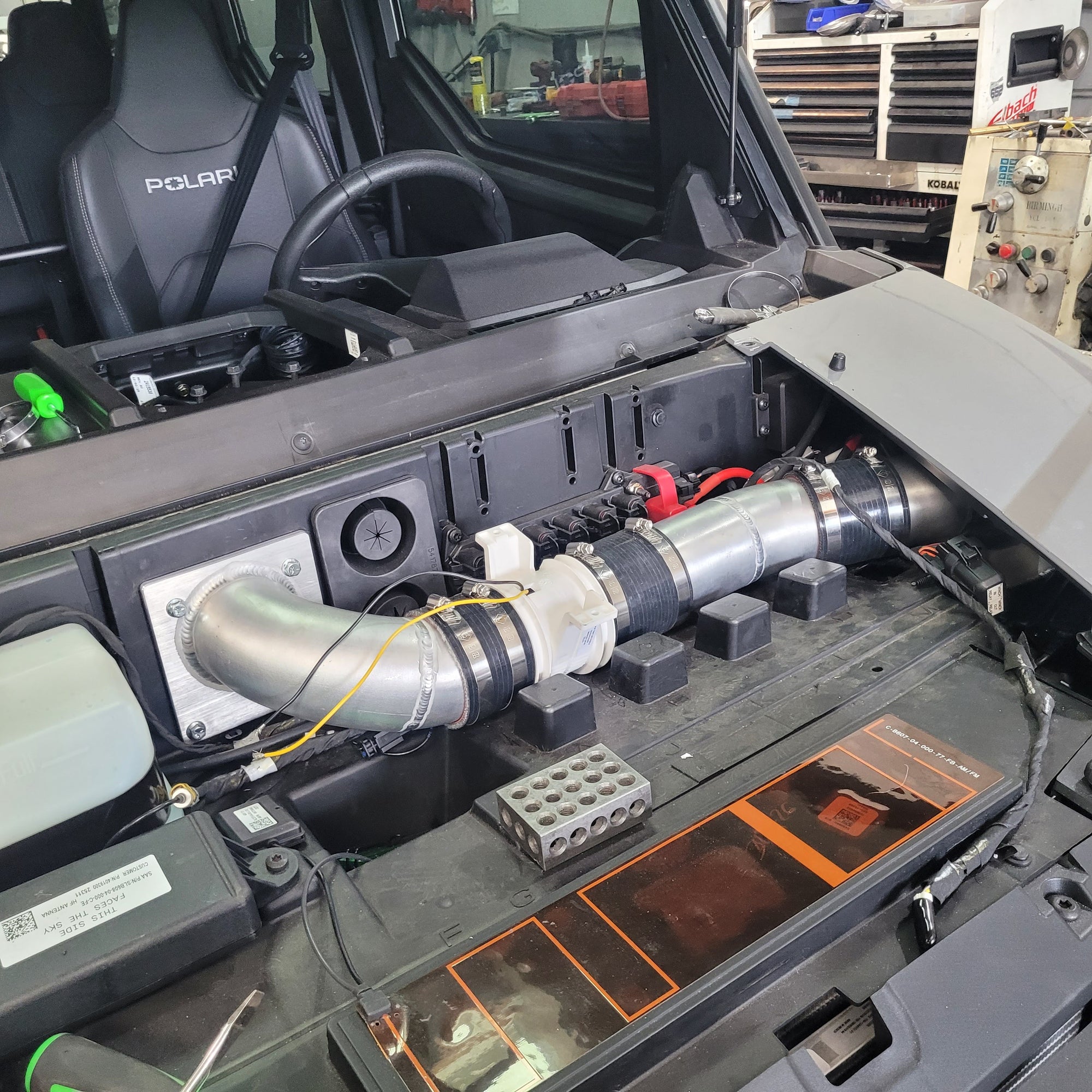 Polaris Xpedition Cabin A/C recirculation and positive pressure system